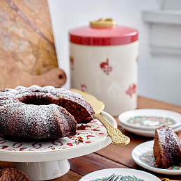 Банка с крышкой Bloomingville "Yule", молочная с красным