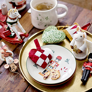 Набор тарелок Bloomingville "Jolly", 2 шт, кремовый