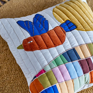 Подушка декоративная Bloomingville MINI "Colorine", кремовая, 45 х 45 см