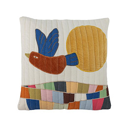 Подушка декоративная Bloomingville MINI "Colorine", кремовая, 45 х 45 см