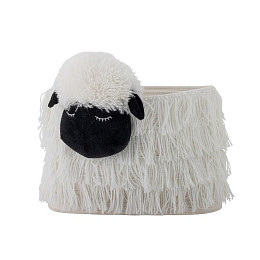 Корзина для хранения Bloomingville MINI "Овечка Dolly", белая