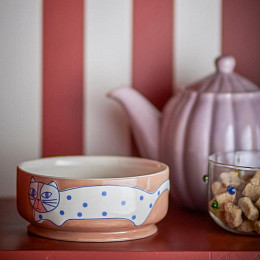 Набор мисок керамических Bloomingville "Missy", 4 шт, кремовый, 715 мл