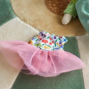 Текстильная игрушка Bloomingville MINI "Мышка Lara", кремовая