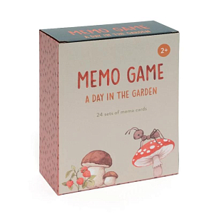 Игра на запоминание Petit Monkey "A day in the garden", 48 шт, мульт микс