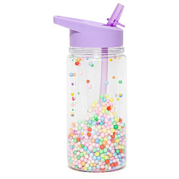 Бутылочка для напитков Petit Monkey "Marcaron Pops Lilac", лавандовая, 300 мл