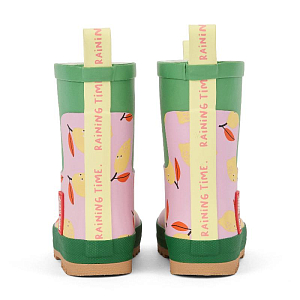 Сапоги резиновые Hello Hossy "Lemony", лимонный дождь