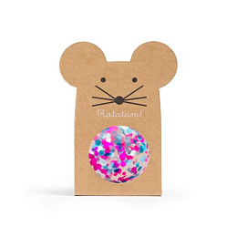 Мяч-попрыгунчик Ratatam "Mouse", микс с голубым, 4 см