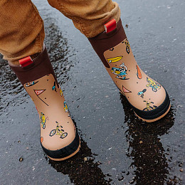 Сапоги резиновые Hello Hossy "Mascots Ride", веселое ралли