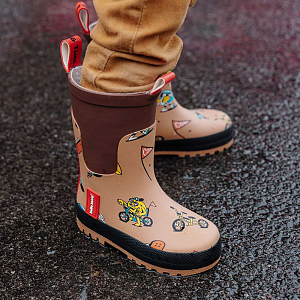 Сапоги резиновые Hello Hossy "Mascots Ride", веселое ралли