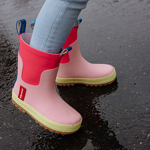 Сапоги резиновые Hello Hossy "Pinkfly", розовое облако