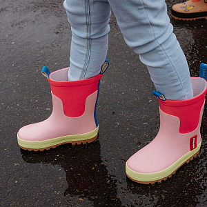 Сапоги резиновые Hello Hossy "Pinkfly", розовое облако