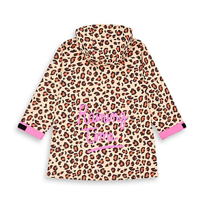 Дождевик-пончо Hello Hossy "Leopard", леопард с розовым