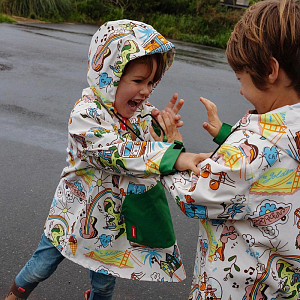 Дождевик-пончо Hello Hossy "San Francisco", мульти