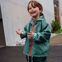 Куртка-дождевик Hello Hossy "Captain", зеленая сосна