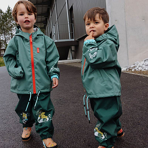 Куртка-дождевик Hello Hossy "Captain", зеленая сосна