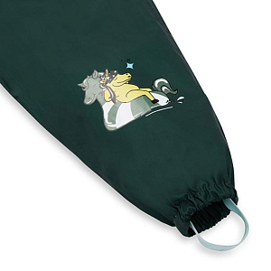 Полукомбинезон-дождевик Hello Hossy "Captain", зеленая сосна