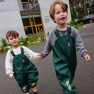 Полукомбинезон-дождевик Hello Hossy "Captain", зеленая сосна