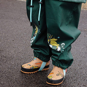 Полукомбинезон-дождевик Hello Hossy "Captain", зеленая сосна