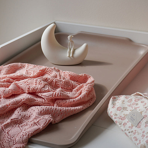 Плед вязаный пуантель для новорожденных Cam Cam Copenhagen "Sorbet", сорбет, 100 х 80 см