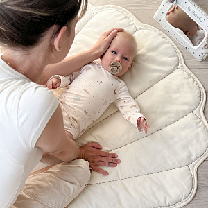 Игровой коврик в виде раковины Cam Cam Copenhagen "Sea Shell", белый, 120 х 90 см