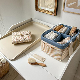 Матрас для пеленания Cam Cam Copenhagen "Oatfield", овсяные полоски