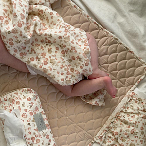 Матрас для пеленания Cam Cam Copenhagen "Augusta", кремовая лужайка