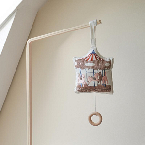 Мобиль музыкальный Cam Cam Copenhagen "Carousel", кремовый