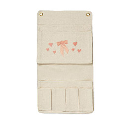 Органайзер подвесной с кармашками Cam Cam Copenhagen "Bows", молочный