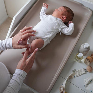 Держатель для пустышки Cam Cam Copenhagen "Blueberries", молочный