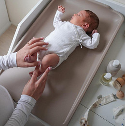 Держатель для пустышки Cam Cam Copenhagen "Blueberries", молочный