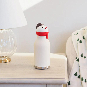 Бутылка-термос для напитков Asobu "Bestie Holiday", снеговик, 460 мл