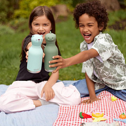 Бутылка-термос для напитков Asobu "Bestie", динозавр, 460 мл