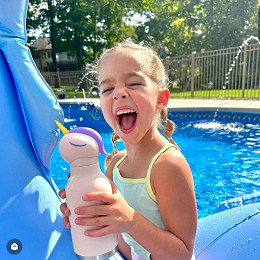 Бутылка-термос для напитков Asobu "Bestie", единорог, 460 мл