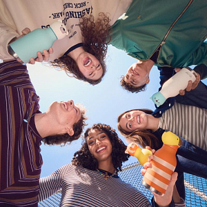 Бутылка-термос для напитков Asobu "Bestie", полярный медведь, 460 мл