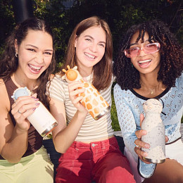 Бутылка-термос для напитков Asobu "Bestie", тюлень, 460 мл