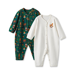 Набор комбинезонов Rita Romani "Jingle toys", 2 шт, зеленый