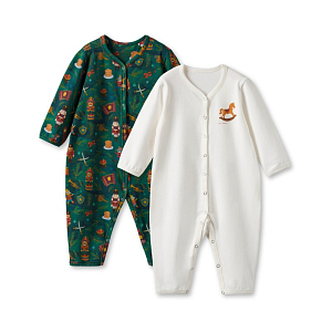 Набор комбинезонов Rita Romani "Jingle toys", 2 шт, зеленый