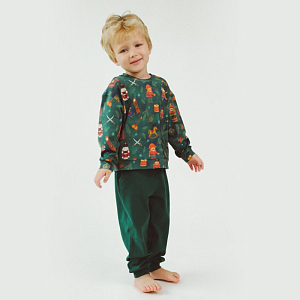 Пижама Rita Romani "Jingle toys", зеленая