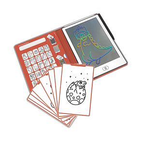 Планшет для рисования KIDYWOLF "KIDYDRAW-MINI", динозавры