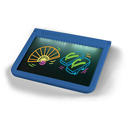 Двусторонний планшет с подсветкой для рисования KIDYWOLF "KIDYDRAW-PRO Manga", синий