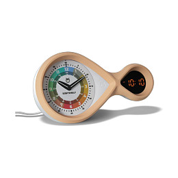 Будильник 2 в 1 KIDYWOLF "KIDYALARM", светло-оранжевый