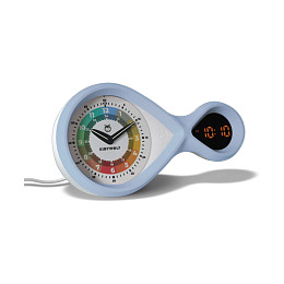 Будильник 2 в 1 KIDYWOLF "KIDYALARM", голубой