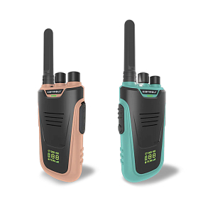 Набор портативных раций KIDYWOLF "KIDYTALK", 2 шт, розовая и бирюзовая