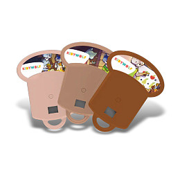 Слайды для проектора KIDYWOLF "KIDYSTORIES", 3 шт, путешествие в прошлое