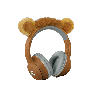 Наушники Bluetooth с ушками на магнитах KIDYWOLF "KIDYEARS", лев