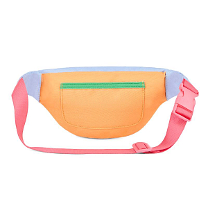 Сумка поясная Hello Hossy "Mini Indiana", мульти микс с оранжевым
