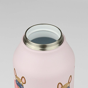 Бутылка-термос для напитков runbott "Mii 60 Marta Munté Bulldog", стильный пес, 600 мл