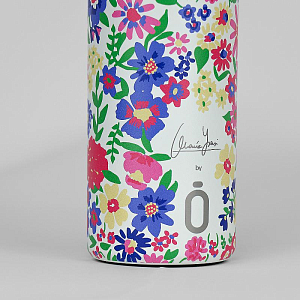 Бутылка-термос для напитков Ранботт (Runbott) "Мии 60 Мария Исаси", цветочный узор, 600 мл