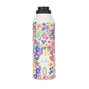 Бутылка-термос для напитков Ранботт (Runbott) "Мии 60 Мария Исаси", цветочный узор, 600 мл