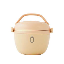 Термос для еды с ручкой runbott "Lunch Peach", акварельный персик, 560 мл